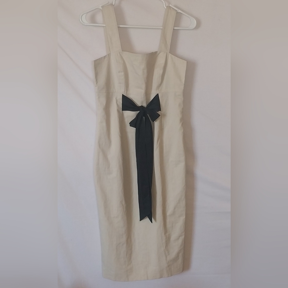 Banana Republic Sleeveless Dress, NWT, SIZE 0, Tan, Black